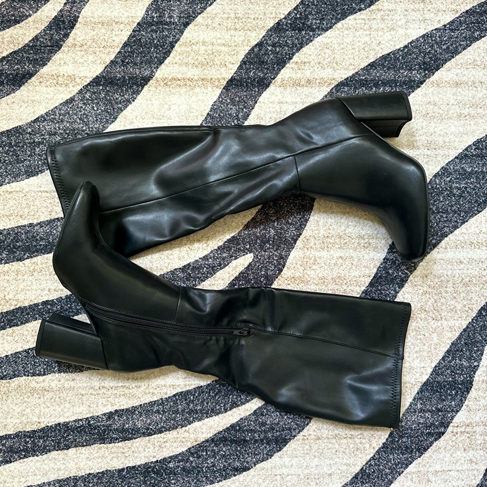 Winslow Black Knee High Boots